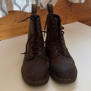 Brown Lace Up Doc Marten Boots